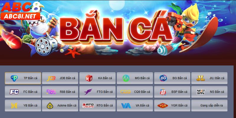 Ngư trường bắn cá của nhà cái abc8